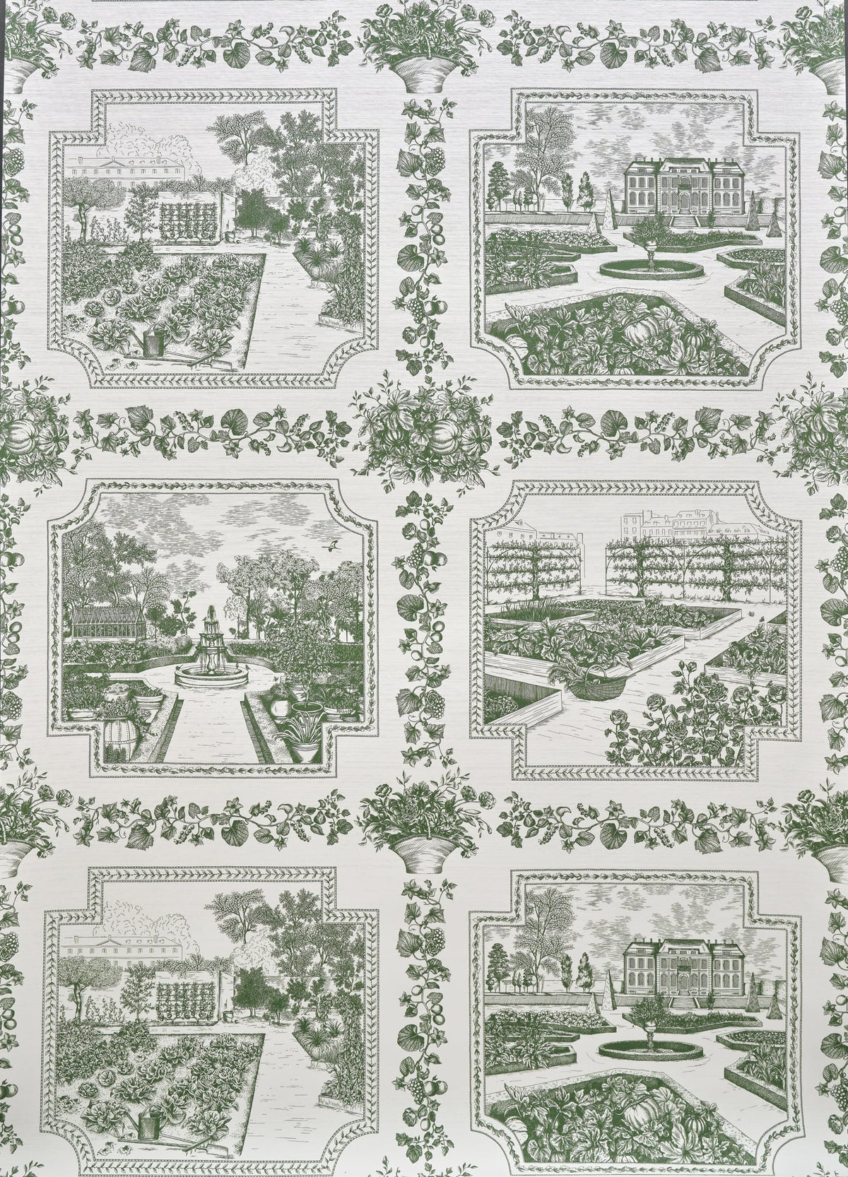 Les Quatre Potagers VEGETAL — Pierre Frey wallpaper