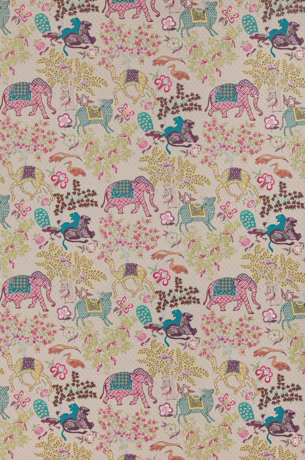 Jardin de Mysore Multicolore — Pierre Frey -tapetti