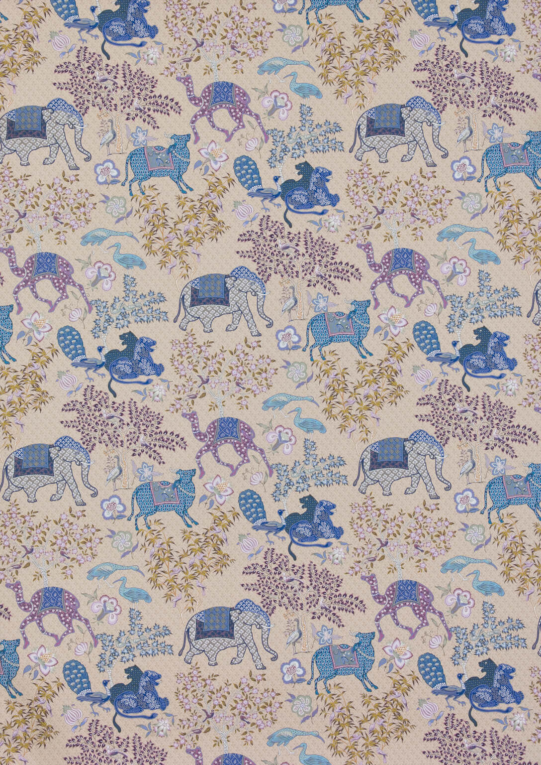 Jardin de Mysore Bleu — Pierre Frey -tapetti