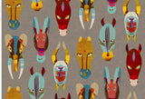 Marabout Multicolore — Pierre Frey behang