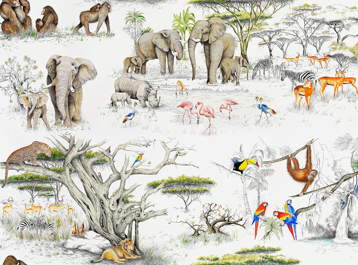 Masai Mara Original — Pierre Frey behang