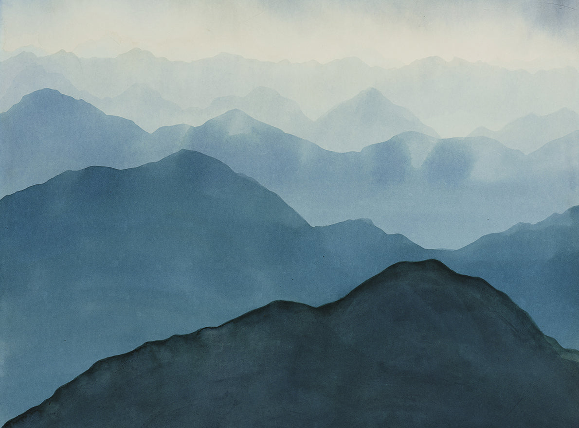 Yunnan Bleu terrestre — Pierre Frey tapet