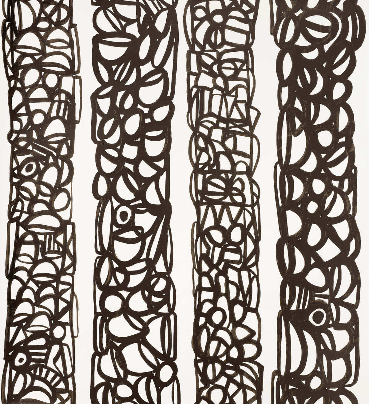 Totem Positif — Pierre Frey behang