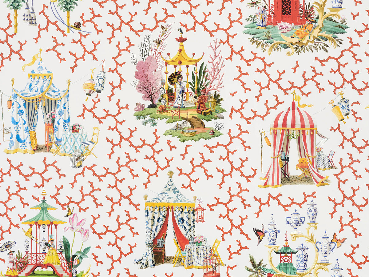 Les Folies Corail — Pierre Frey tapet