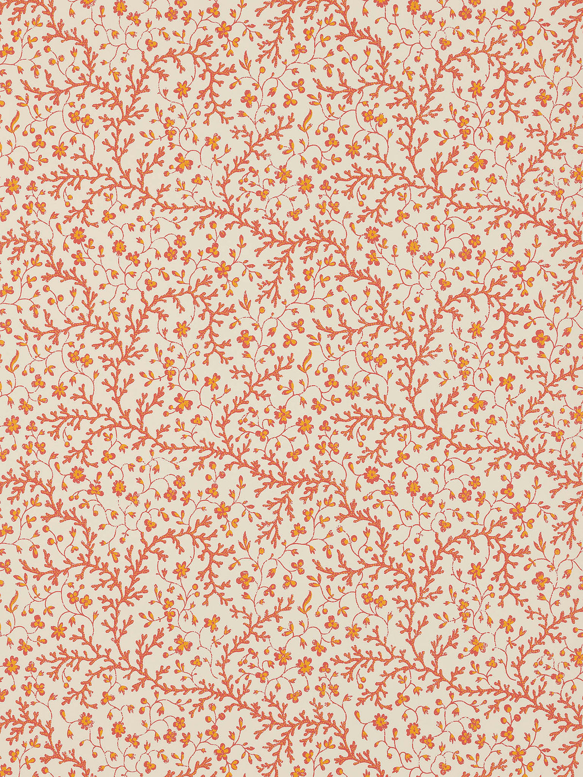 Fleurs de Corail Creme — Pierre Frey tapet