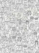 Surrealist Ball Croquis — Pierre Frey behang