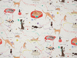 Les Petits Chats de Colette Multicolore — Pierre Frey wallpaper