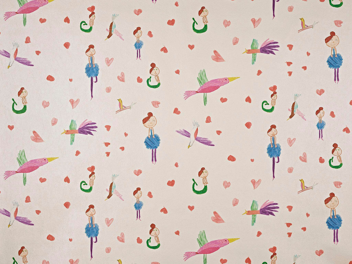 Les Ballerines d’Esther & Romane Multicolore — Pierre Frey wallpaper