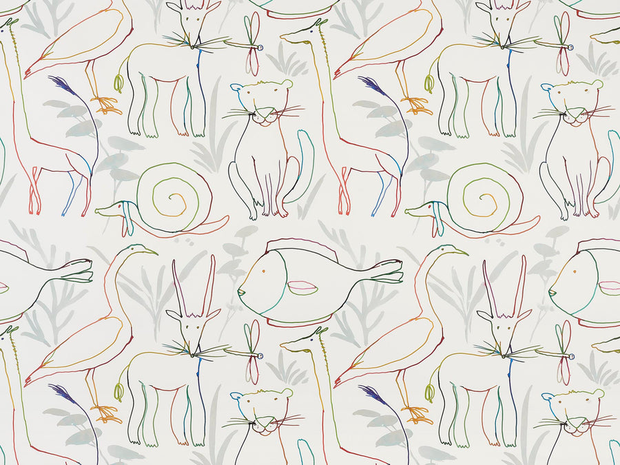 Bestiaire Enchante Tapet — Pierre Frey