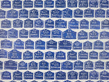 Les Rues Parisiennes Indigo — Pierre Frey -tapetti