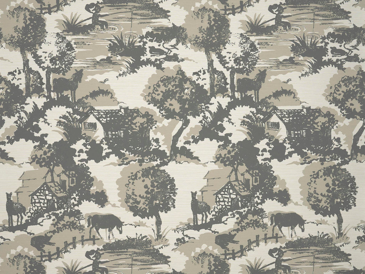 Mortagne Fusain — Pierre Frey wallpaper