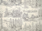 Caribou Fusain — Pierre Frey behang