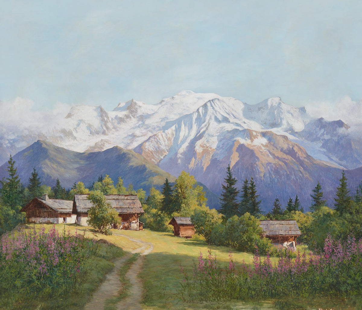 La Vallee du Mont Blanc Ete — Pierre Frey tapet