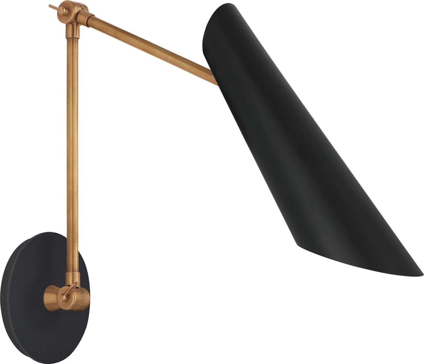 Franca Double Library Vägglampa Antique-Burnished Brass
