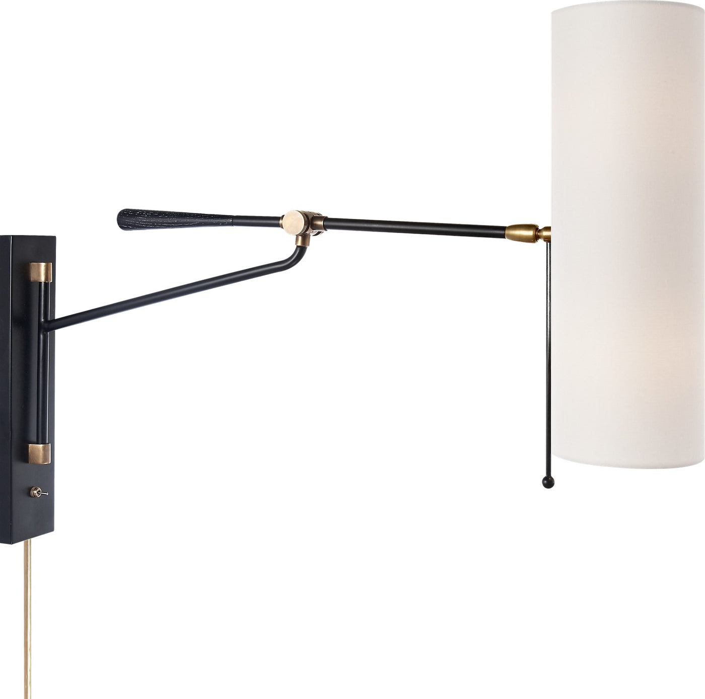 Frankfort Articulating Vägglampa Black