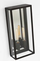 Fresno Large 2-Light 3/4 Wall Utomhuslampa — Chapman & Myers for Visual Comfort & Co. detaljbild