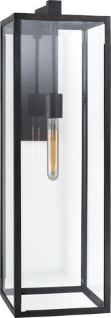 Fresno Long Utomhuslampa — Chapman & Myers for Visual Comfort & Co. — Aged Iron with Clear Glass