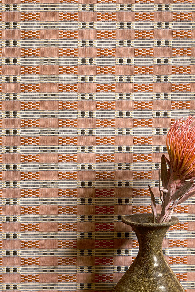 Fuji room setting — Pierre Frey wallpaper