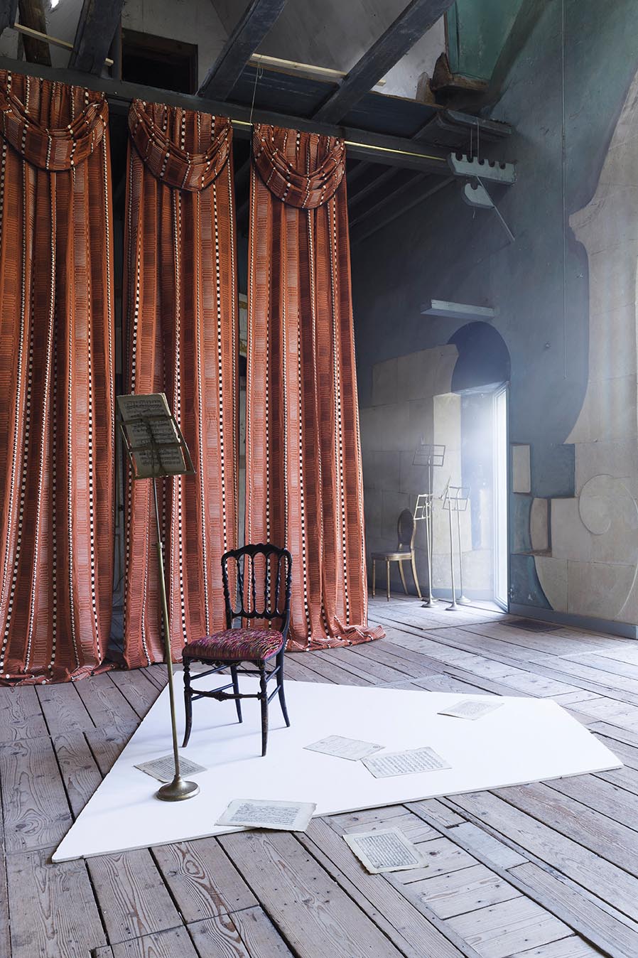 Funambule room setting — Pierre Frey fabric