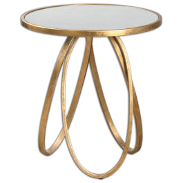 Montrez Gold Side Table - undefined