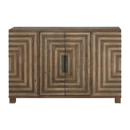 Layton Geometric Console Cabinet - undefined
