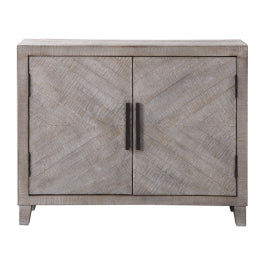 Adalind White Washed Accent Cabinet - undefined