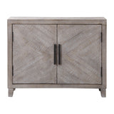 Adalind White Washed Accent Cabinet - undefined
