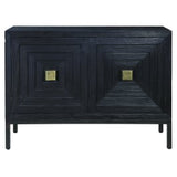 Aiken Dark Walnut 2 Door Cabinet - undefined