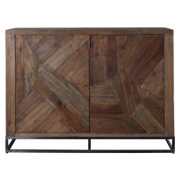 Evros Reclaimed Wood 2 Door Cabinet - undefined