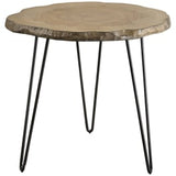 Runay Wood Slab Side Table - undefined