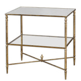 Henzler Mirrored Glass Lamp Table - undefined