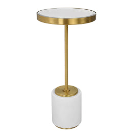 Laurier White Drink Table - undefined