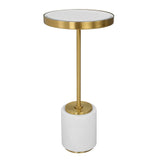 Laurier White Drink Table - undefined