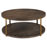 Palisade Round Wood Coffee Table - undefined