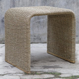 Calabria Woven Seagrass End Table - undefined