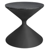 Time's Up Hourglass Shaped Side Table - undefined