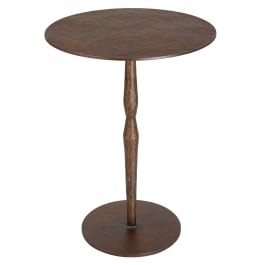 Industria Copper Bronze Accent Table - undefined