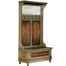 Riyo Distressed Hall Tree - undefined