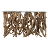 Teak Wood Console - undefined
