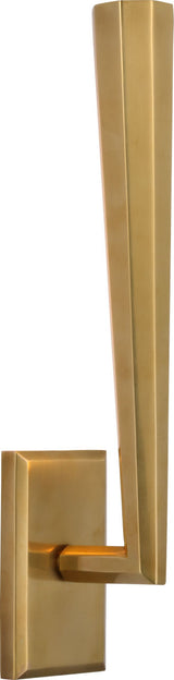 Galahad Single Vägglampa — Thomas O'Brien for Visual Comfort & Co. — Hand-Rubbed Antique Brass