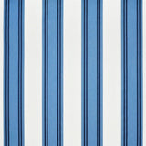 Garland Stripe Blue Fabric — Ralph Lauren Home tyg