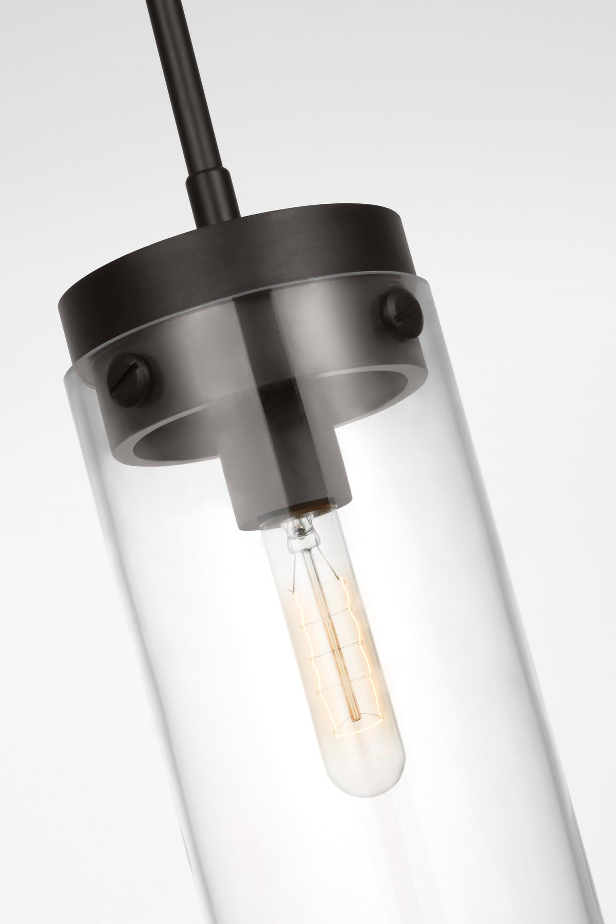 Garrett Medium Cylinder Takpendel — Chapman & Myers for Visual Comfort & Co. detaljbild