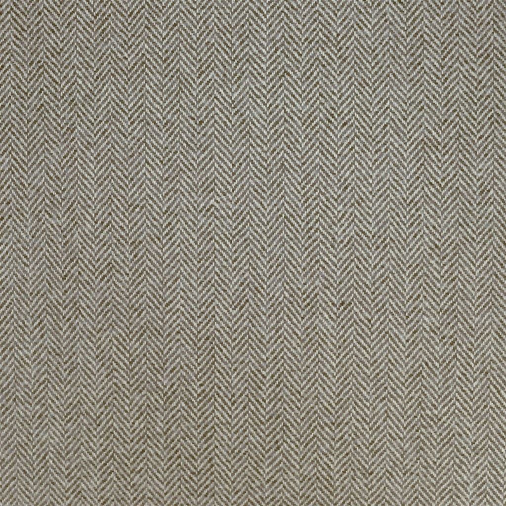 Geffrye Herringbone Brown Fabric — Ralph Lauren Home tyg