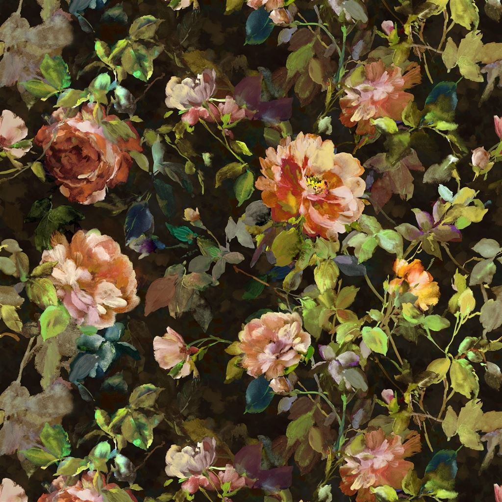 Gertrude Rose Sepia — Designers Guild tyg