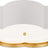 White and Gild with Frosted Acrylic