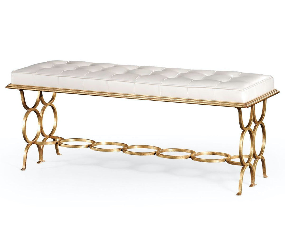 Bench Circles - Gilded Iron