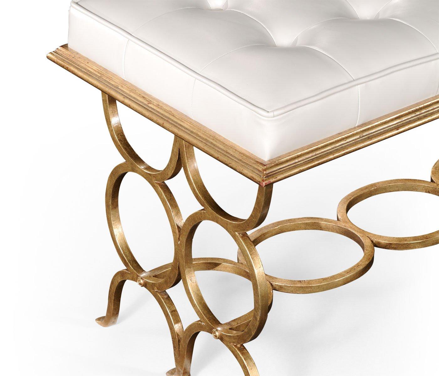 Bench Circles - Gilded Iron