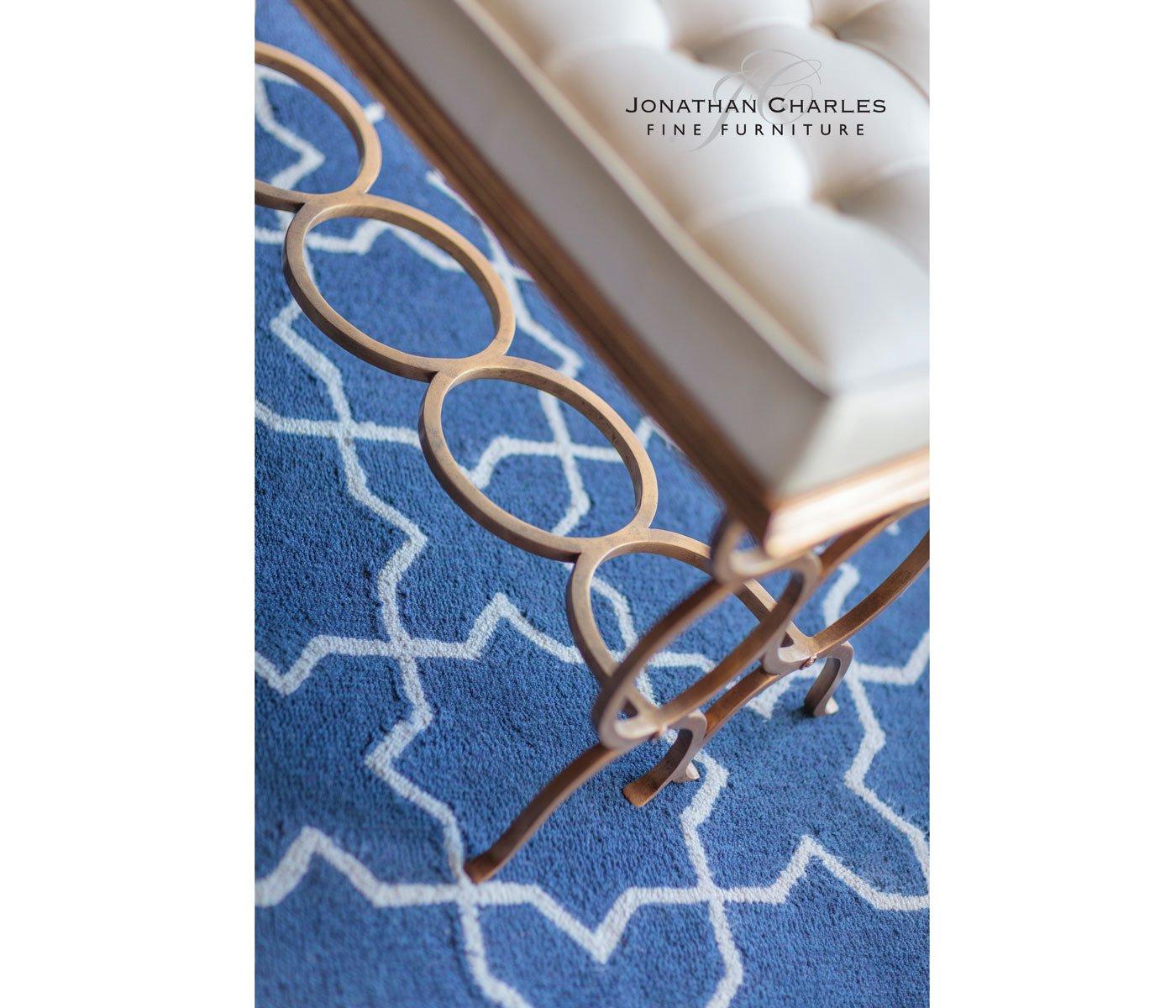 Bench Circles - Gilded Iron