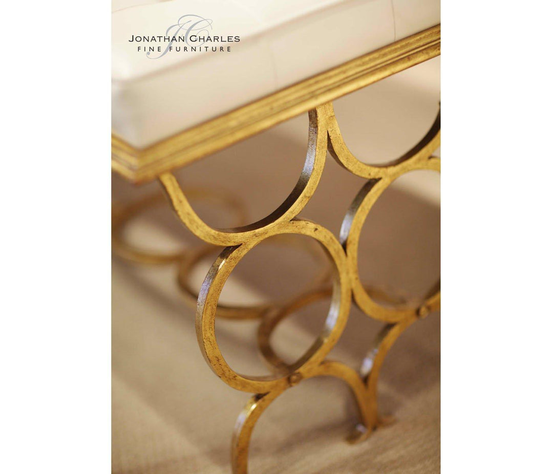 Bench Circles - Gilded Iron