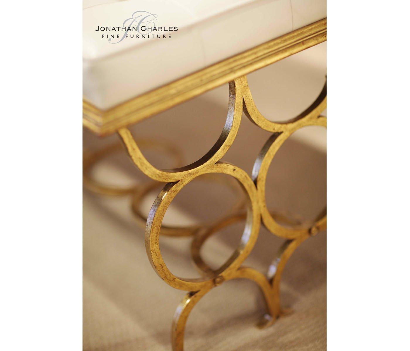 Bench Circles - Gilded Iron